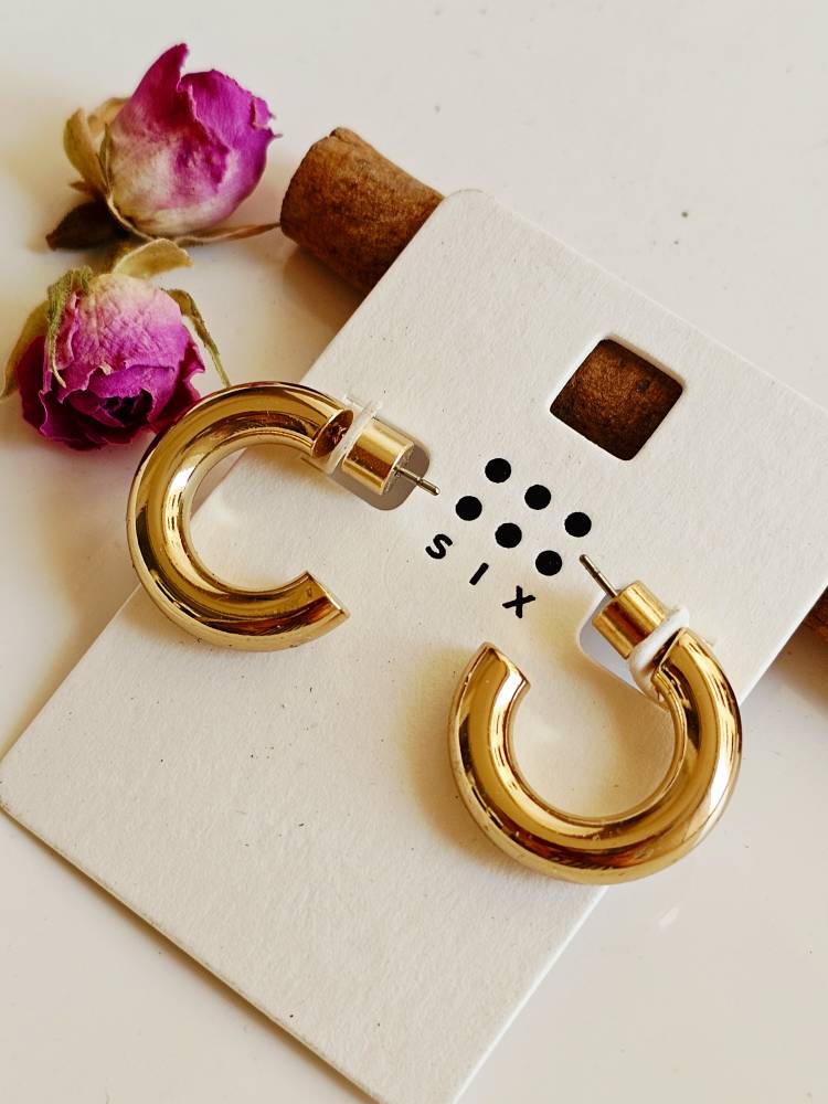 گوشواره میخی برند six